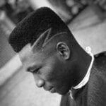 Flat top with skin fade